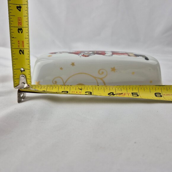 Williams-Sonoma 'Twas The Night Before Christmas Butter Dish Santa Claus - Picture 15 of 16